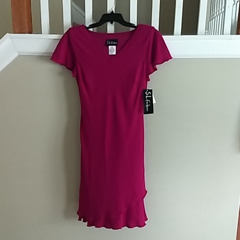 Beautiful Berry color dress size 12
